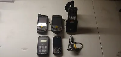 Mixed Lot Of 6 Motorola Scanners-MC75A0 MC5574 MC3190 ES405B RS419 • $100.02