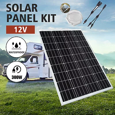 300W Solar Panel 12V Mono Home Caravan Camping Charging Power Station 300 Watt • $108