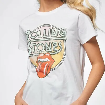 The Rolling Stones Woman's T-Shirt New With Tags Free Post Various Sizes • $14.95