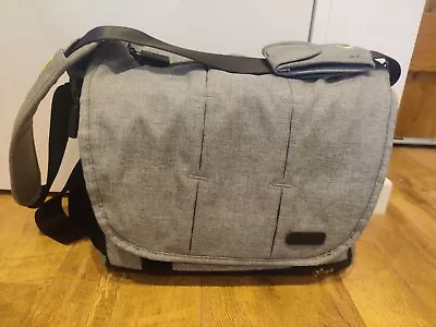 Baba Bing Changing Bag Day Tripper City Delux Grey Messenger Style • £10