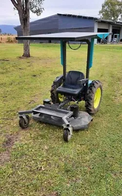 Cyber Clydesdale –  Fully Electric Solar Charged Ride-on Zero-turn Mower • $11990