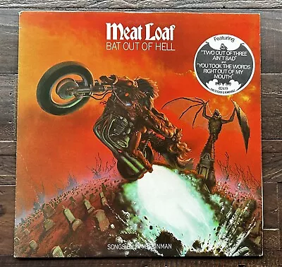 Meat Loaf Bat Out Of Hell 12  Vinyl LP 1977 UK EPIC EPC 82419 Pre-Owned Good • £11.99