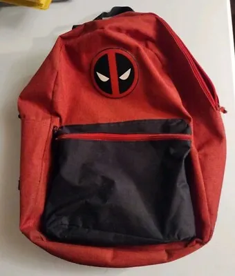 Marvel Deadpool Backpack 17  Book Bag Great For Travel Or School • $18.99