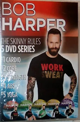 £13.52 • Buy BOB HARPER Skinny Rules 5 DVD Boxset With Calendar Fitness NEU Verschweißt