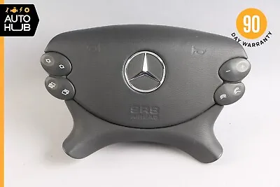 Mercedes R230 SL500 SL55 AMG CLK500 E350 Steering Wheel Airbag Air Bag Black OEM • $149.40