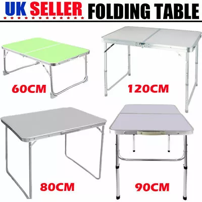 Camping Folding Tables Garden Outdoor Picnic Festival Fishing Portable BBQ Patio • £16