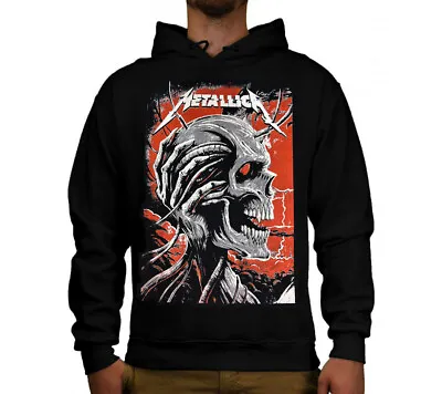 METALLICA SKULL HOODIES BLACK MEN's SIZES • $27.99