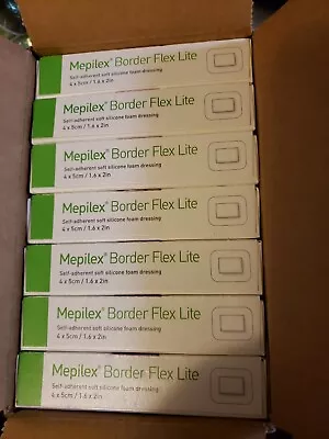 Mepilex Border Flex Lite Dressing 4x5cm. 1.6x2in.       1case=7bxs=70 Dressings • $89