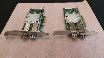 Lot Of 2 Intel X520-DA2 10Gbps Dual Port SFP+ PCI-E Card • $34.99