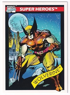 1990 Impel Marvel Universe #10 Wolverine X-Men • $4