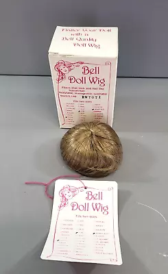 Vintage Bell Doll Wig Size 7-8  Honey Blond Bell Ceramics • $13.75