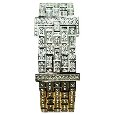 D&G Dolce Gabbana Watch Womens Ladies Diamanté Bracelet Working VGC • £49.99