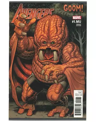 Marvel Comics AVENGERS (2017) #1.MU ADAMS Monsters Unleashed Variant Cover • $19.99