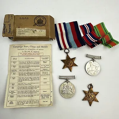 £165 • Buy Boxed WW2 Royal Air Force Medal Group Cambridge France & Germany & 1939-45 Star 