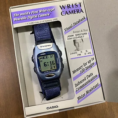 CASIO WQV-2B-2DR Wrist Camera Digital  Watch Rare Vintage New In Box NOS • $399