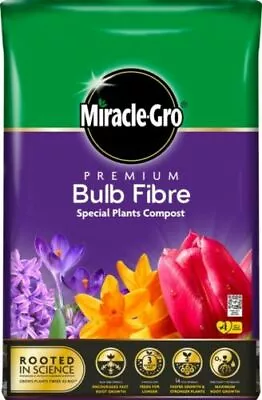 Miracle-Gro Premium Bulb Fibre Special Plants Compost - 10L • £7.98