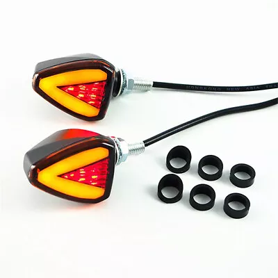 2X Turn Signal Driving Indicator Blinker Lights For 12V Scooter Moped Motorcycle • $12.19