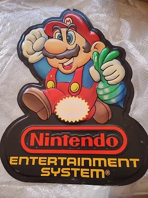 Super Mario 2 NES Nintendo Hang Sign Store Display 3D 1989 RARE! • $997.73