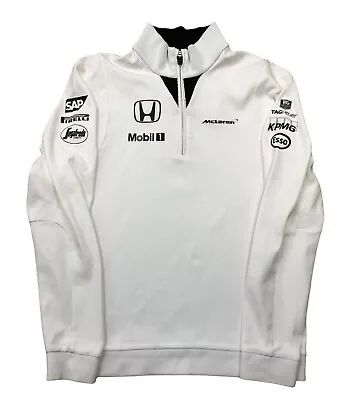 Mclaren Honda Sweatshirt White Honda Racing Ferrari Marlboro Size XL • $55