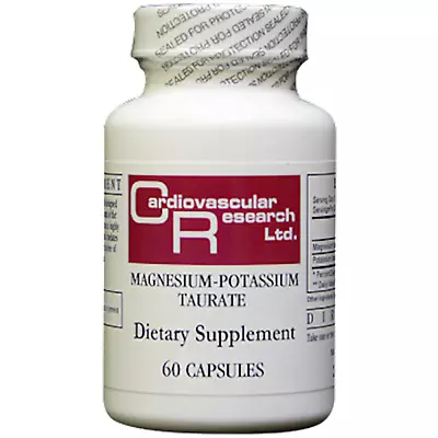 Cardiovascular Research/Ecological Formulas Magnesium-Potassium Taurate 60 Cap • $11.90