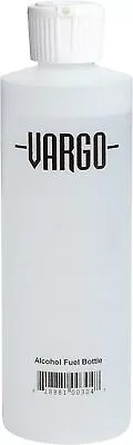 Vargo Alcohol Fuel Bottle | 8 Oz. Capacity | HDPE Plastic 0000 White  • $9.95