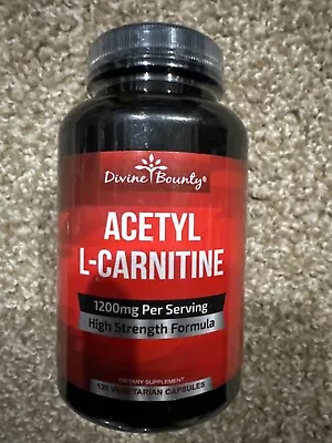 Divine Bounty Acetyl L-Carnitine 1200mg Capsules - 120 Count • $14.99