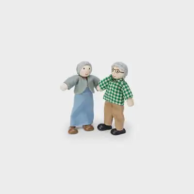 Wooden Dolls House Dolls - Grandparents • £13.99