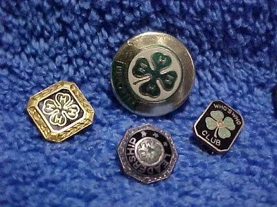 4 1940 Vintage 4 H Pins Who's Who Club • $19.60