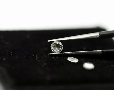 0.059 Ct Natural Diamond Faceted Rose Cut 2 Mm Pure White VVS / E Eye Clean  • $44.04