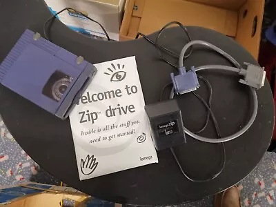 Iomega  Z1p Drive Machine Z100p With P0wer Supply Data Cable And Manual • £44.99