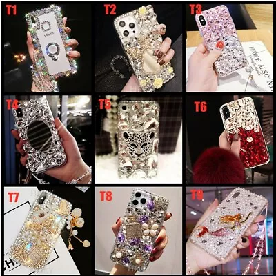 For IPhone 11 12 13 14 15 Pro Max 7 8 + SE Bling Sparkly Soft Women Phone Case • $14.65