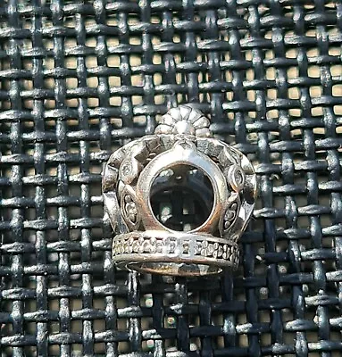 £14.50 • Buy Authentic Pandora Crown And Crystal Charm S925/925 Ale