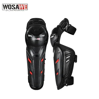 WOSAWE Adult Motorcycle Ski Knee Protector Hard Shell Hiking MTB Guard EVA Safe • $44.23