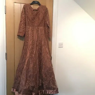 £120 • Buy Indian Pakistani Asian Maxi Dress Lengha Size 12-14 Wedding Party