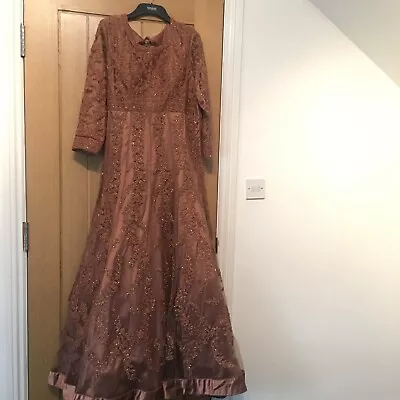 £120 • Buy Indian Pakistani Asian Maxi Dress Lengha Size 12-14 Wedding Party