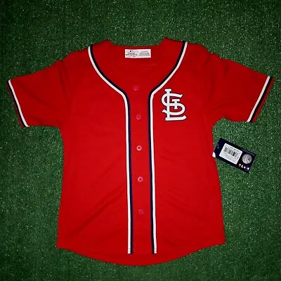 NEW St. Louis Cardinals Jersey NWT Baseball Boys Girls Kids (Youth Small) • $19.99