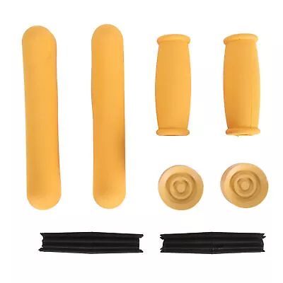Crutch Pad Set Rubber Hand Grip Underarm Pad Non Slip Tip For And Crutches NEW • £16.21