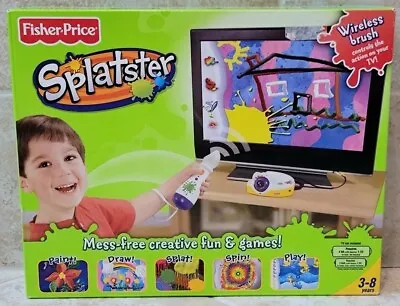 Fisher Price Splatster Wireless Brush Kids Electronic Draw Paint TV Game - New. • $24.99