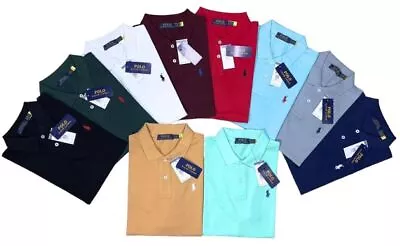 Ralph Lauren Mens Short Sleeve Small Pony Casual Tee Polo Shirts Tops Deal Sale • £32.99