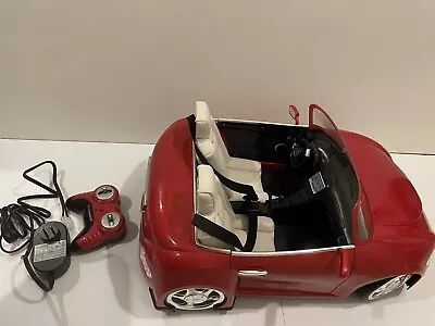 American Girl Doll 18  Red Remote Control Sports Car Convertible With  CHARGER • $199.99