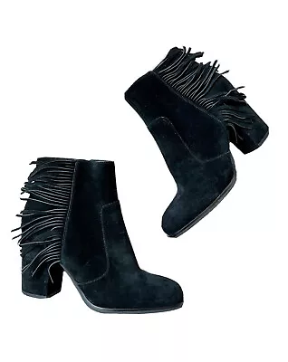 Via Spiga Carey Fringe Suede Boots! MSRP $325!! Sz 8!  • $80