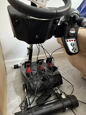Wheel Stand Pro Foldable Racing Wheel Stand With Gear Stick Holder • £1000