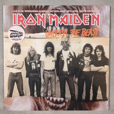 IRON MAIDEN UNLEASH THE BEAST LP LIVE 1981 SEALED PINK  VINYL Ltd. 500 Copies • $37