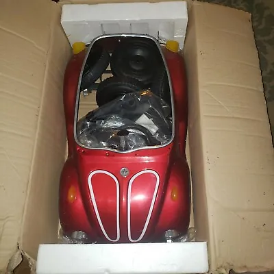 VW Red Beetle Junior Sportster Metal Pedal Car TS-110 Rare NOS New In Box • $1250