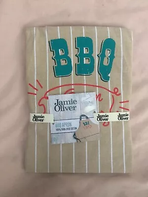 Jamie Oliver BBQ Open Cotton Apron New • £14.48