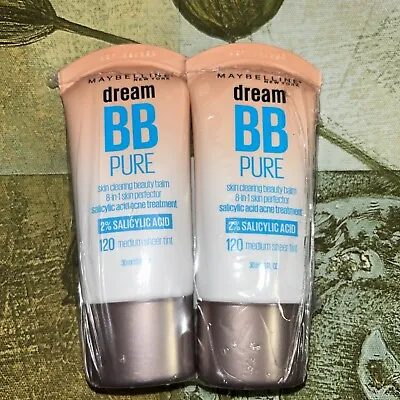 Maybelline Dream Pure Skin Clearing BB Cream 8-in-1 Skin Perfecting 02 Pcs • $18
