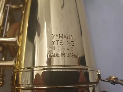 Yamaha YTS-25 Tenor Saxophone In Gold • £255