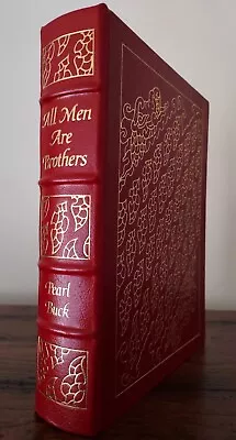 Easton Press All Men Are Brothers LIKE NEW  Pearl S Buck Leather Chinese Classic • $79.95