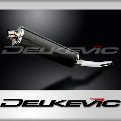 Yamaha YZF-R6 1998-2002 Delkevic Slip On 18  Oval Carbon Exhaust Muffler Kit • $309.99