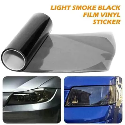 Car Accessories Smoke Fog Led Light Headlight Taillight Tint Film Sheet Stickers • $7.68